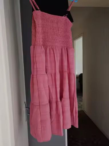 BreezyCharm™ Smocked A-Line Summer Dress – Flowy, Feminine & Sun-Ready